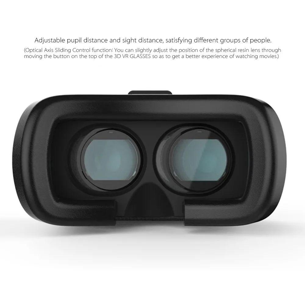 원래 가상 현실 3D VR 안경 휴대 전화를위한 6 인치 게임에 4inch Google 골판지 상자 I 1.0 HD 광학 수지 렌즈