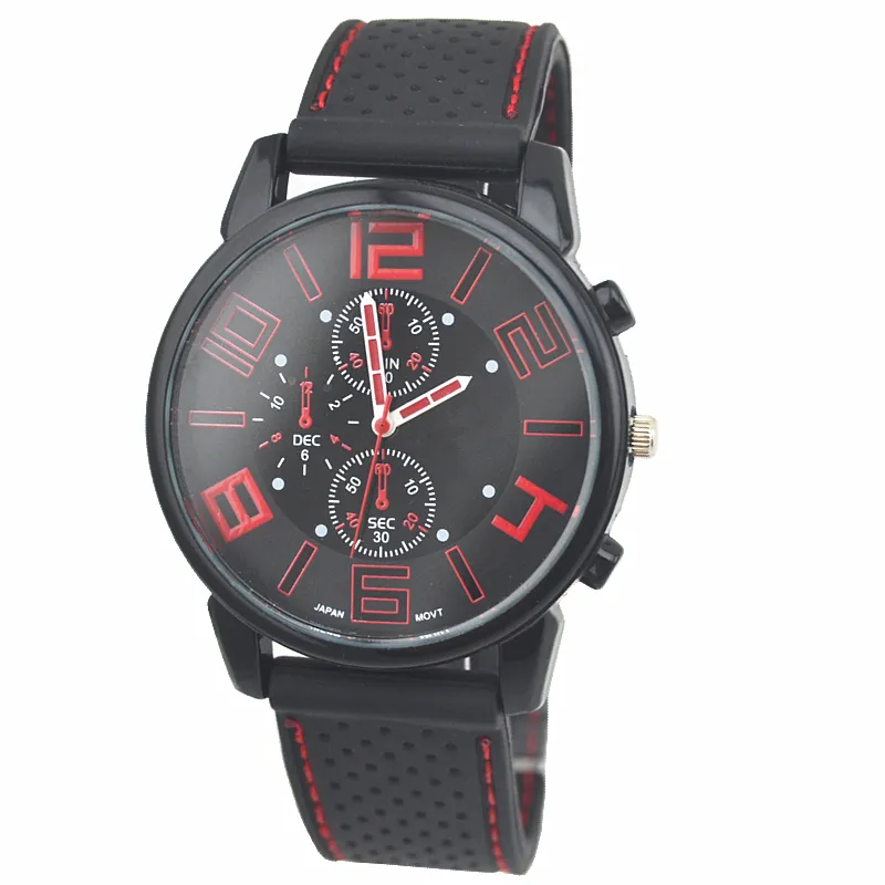 Wholesale Mix Men Causal SPORT Military Pilot Aviator Army Silicone GT Watch RW017