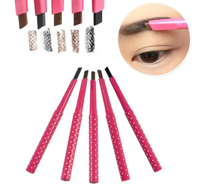 2016 Newest Waterproof Dark Brown Eyebrow Enhancer Eyebrow Pencil Eye Brow Liner Powder Shapper Makeup Tool Cheap shiping8287215