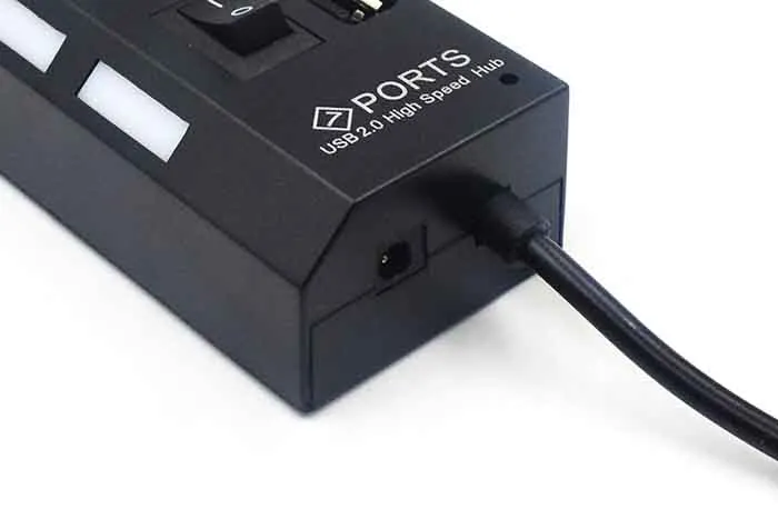 Högkvalitativa 7 -portar LED USB -naven Hög hastighet Adapter USB -nav med Power OnOff Switch för PC Laptop Computer DHL5637938