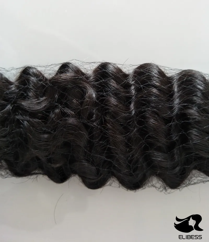 grade 7a1030 inches popular style deep wave hair weft 100 human virgin brazilian straight hair 60g pcs free dhl