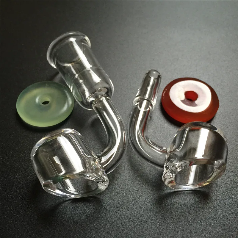 Nouveau Quartz Banger Carb Cap avec 10mm 14mm 18mm Mâle Femelle Quartz Domeless Nail Naturel Jade Boule Carb Caps pour Verre