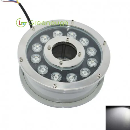 DC24V LED نافورة الضوء 12W حديقة الأنوار RGB تحت الماء بركة الإضاءة الفولاذ المقاوم للصدأ الصمام الأضواء LED في مصباح الأرض