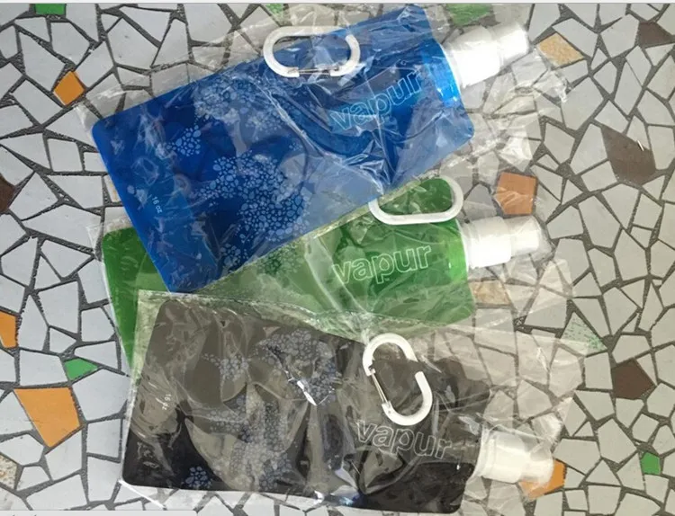 сумки для воды 6 цвет бутылки воды путешествия мешок воды новый окружающей среды складной портативный спорт для пеших прогулок открытый гаджеты передач бутылки с водой