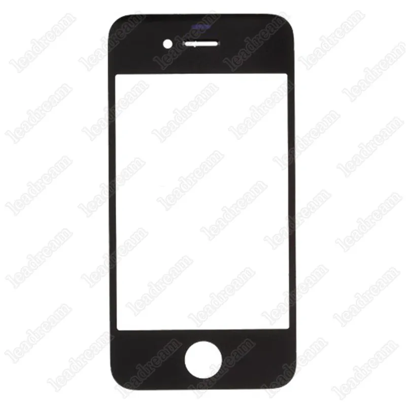 아이폰 4 4s에 대 한 전면 외부 터치 스크린 유리 교체 블랙 화이트 무료 DHL