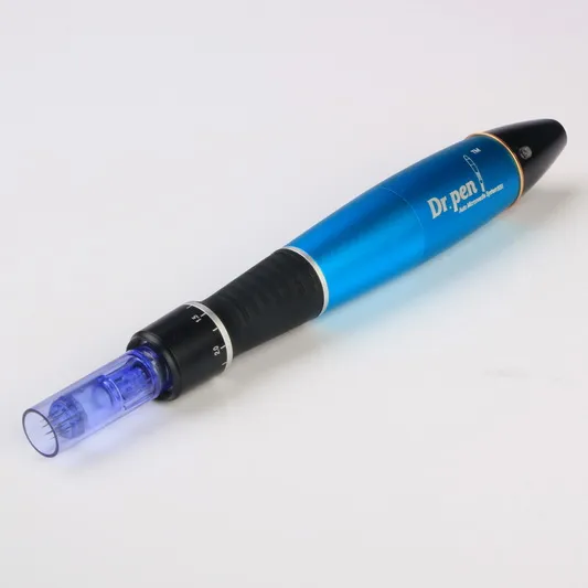 Microneedling القلم أطقم السيارات Microneedle الأسطوانة نظام قابل للتعديل أطوال إبرة 0.25mm-3.0mm Dr.Pen Stamp