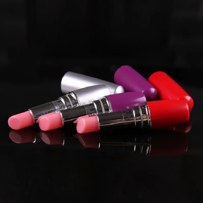 Mini Secret Lipstick Vibrator Electric Bullet Jump Egg Vattentät Clitoris Stimulator Body Massage Vuxen Sexleksaker för Kvinna Retail Paket