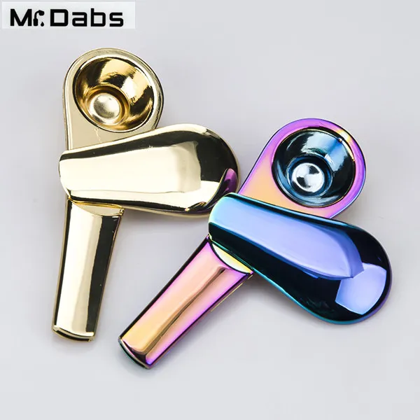 Zinc Zolly Pipe Vaporizer portable Portable Smoking Pipes Golden Colorful Ultimate Tobacco Pipe Huile Herb Herb Hidden Bol à MR_DABS