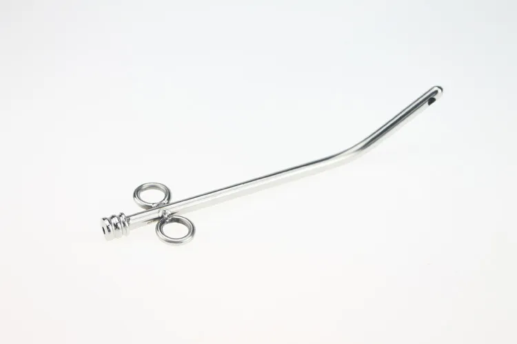 New Male Stainless Steel Catheter Tube Urethral Sounding Stretching Dilator Stimulate Penis Plug Chastity Belt Device BDSM Sex Toy DA-046