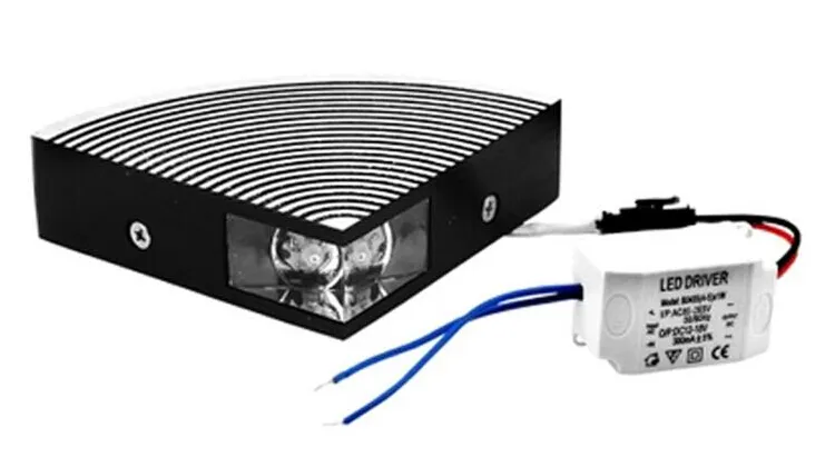 고품질 약속 4W LED 벽 램프 실버 쉘 실내 침실 / 거실 벽 조명, 화이트 / 따뜻한 흰색 / 빨강 / 녹색 / 파랑 AC85-265V