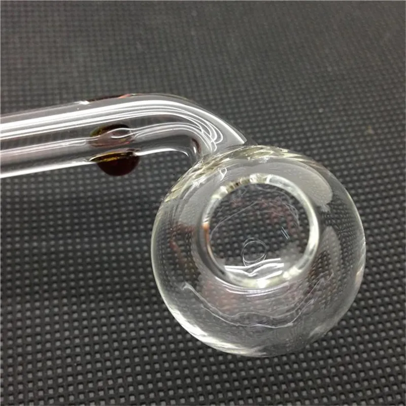 14cm 5.5 인치 곡선 유리 오일 버너 파이프 다른 컬러 밸런서 파이렉스 워터 파이프 Bubbler 흡연 액세서리