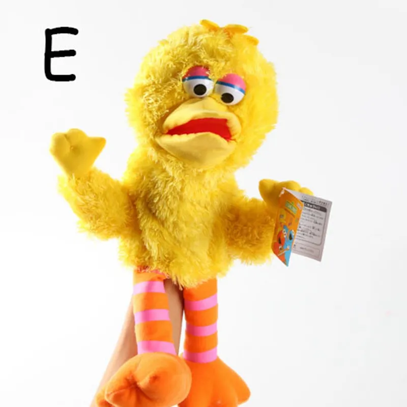 Kreskówka Sesame Street Hand Hand Puppet Fantoche Doll Lar Puppet Soft Pluszowa zabawka dla dzieci Kids7267911