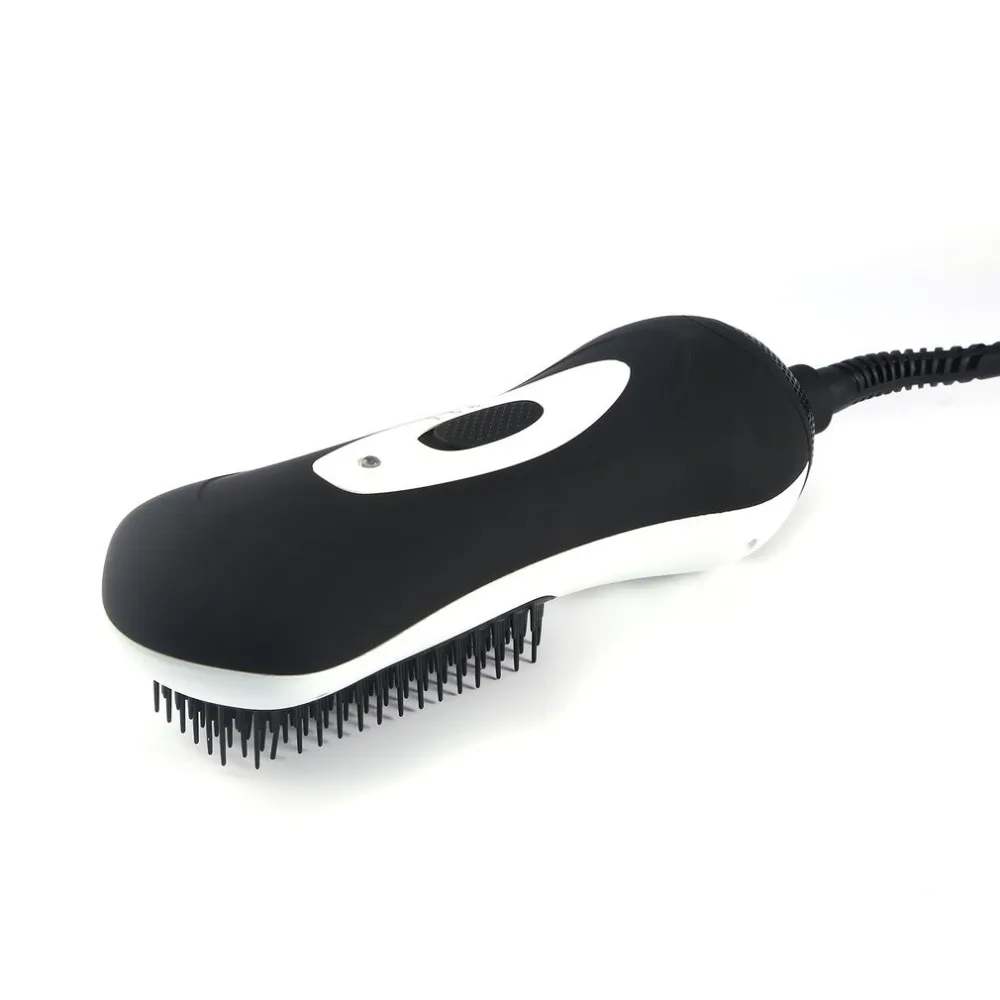 Magic Far Infrared Digital Hair Dryer Brush Beauty Hair Straightener Brush Detangle And Dry Far Infrared 2 in 1 Hair Dryer Brush
