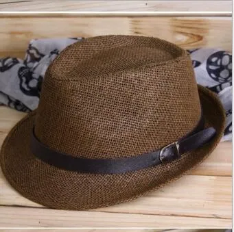 Vogue Uomo Donna Cappello di paglia Morbido Estate Fedora Panama Cappelli all'aperto Tettarelle Cappellino Colori Scegli Viaggi Ombra Cappello Ombreggiatura Spiaggia