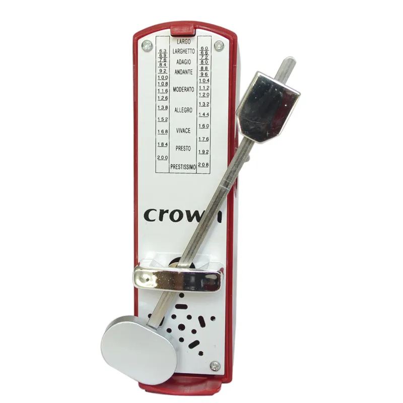 Free Shopping Red Color Mini Metronome Mechanical Metronome For Violin