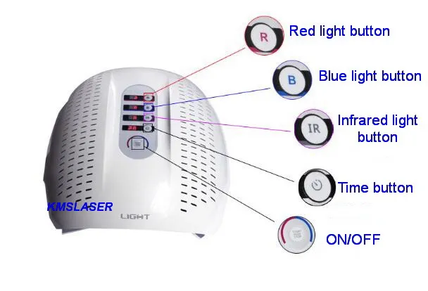 4 färger rödblå infraröd PDT LED Light Therapy Acne Freckle Removal Whitening Photon Skin Föryngring Skönhetsmaskin