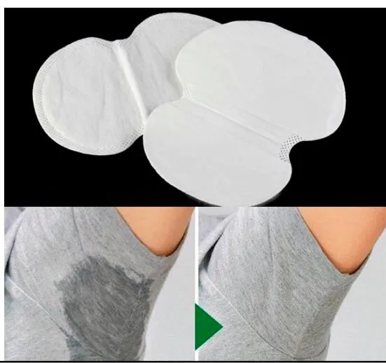 Descartável absorvente Underarm Sweat Guard Pads Desodorante Axila Folha Vestido Roupas Escudo Suor Transpiração Almofadas 