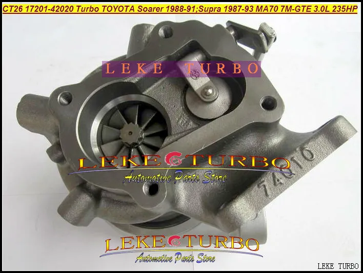 CT26 17201-42020 Turbo Turbine Turbocharger For TSoarer 1988-91 Supra Turbo 1987-93 MA70 7MGTE 7M-GTE 3.0L 235HP (4)