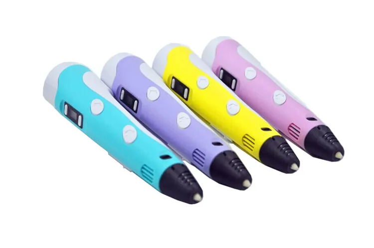 PrettyBaby Réglable stylo de dessin 3d imprimante bricolage stylo avec écran LCD 3d stylo d'impression stéréoscopique jouets éducatifs pour enfants surdoués