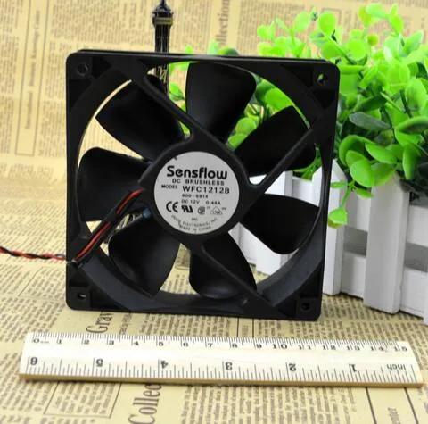 Sensflow WFC1212B 120*120*25 12V 0.44A 12cm 2 wire double ball heat sink fan