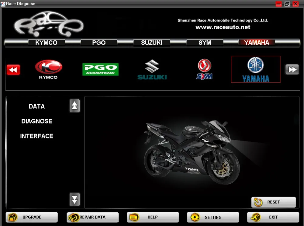 scaner motorcycle scanner race rmt-1 6in1 motor diagnostic tool repair for Y-amaha SYM KYMCO SUZUKI HTF PGO2557