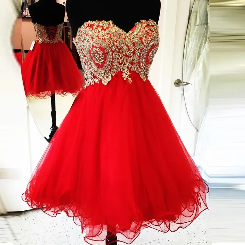 Short red homecoming dresses 2019 discount