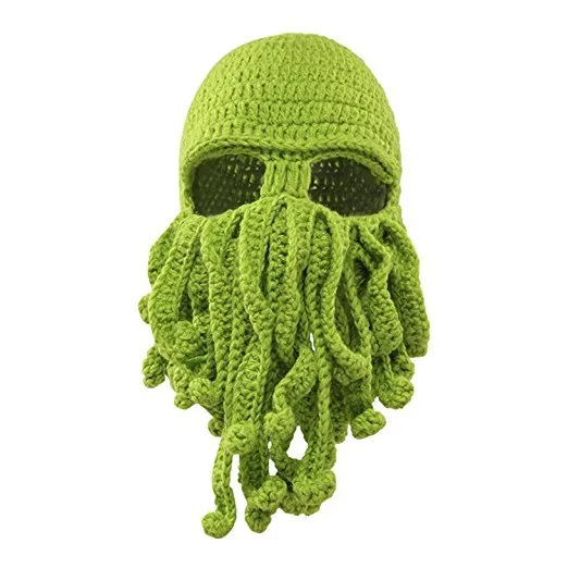 Handmade Knit Octopus Hat Adult Children Beanie Hat Cap Halloween Funny Party Masks Neck Face Mask Cycling Cosplay Ski Biker Headb1560260
