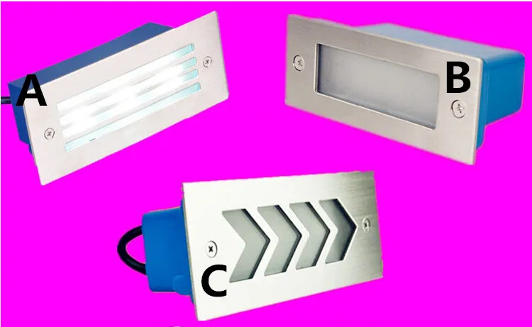 Wholesale price 5W recessed led floor lights 5w stair lighting led step light Corner Lights 170*70*55mm AC85-265V