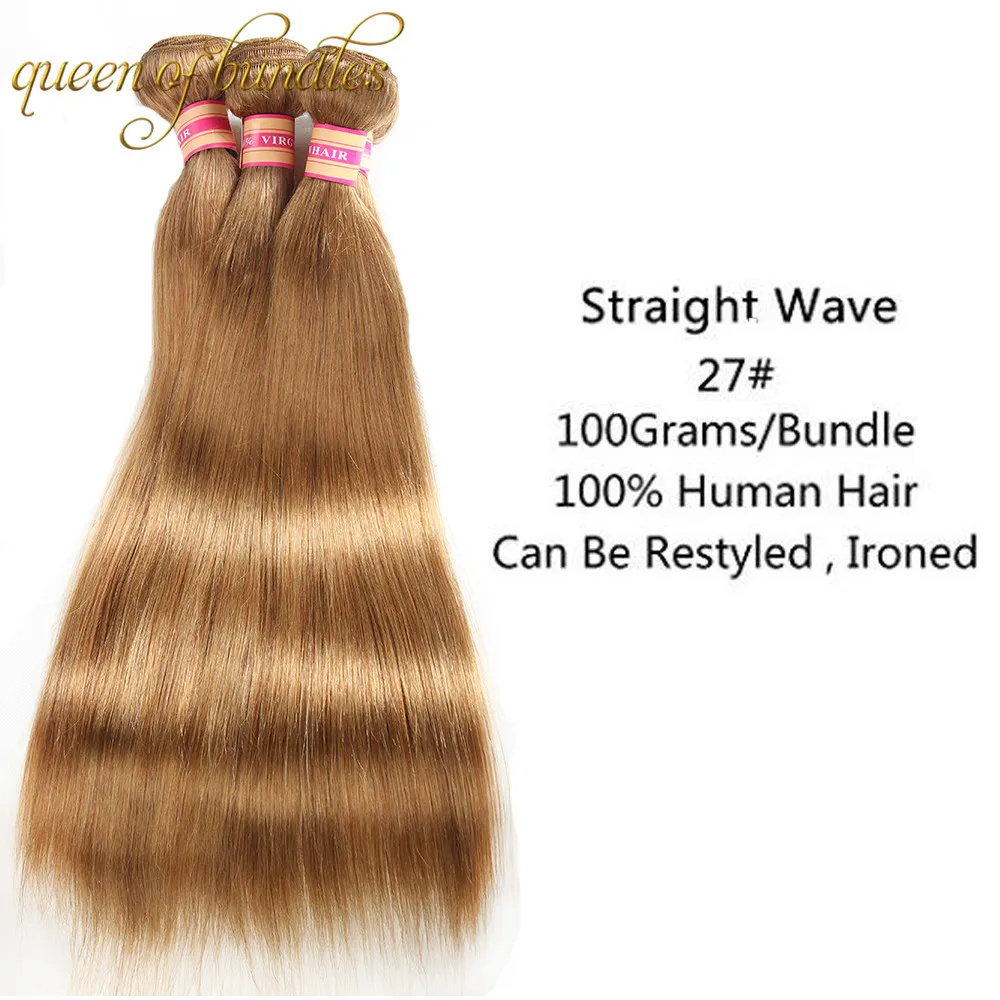 Nyaste brasilianska Virgin Hair Weave Straight Obehandlat Malaysiska Peruanska Human Hair Partihandel Väft Bästa kvalitet Hårväv 3st / 