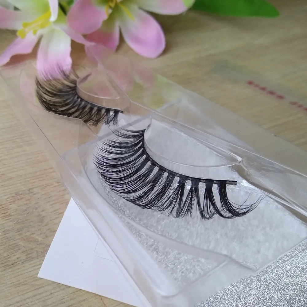 10 Stile 3D-Nerzwimpern dicker Vollstreifen Koreanische Materail NERZ-Wimpern für Make-up YouCooLash Factory direkt liefern