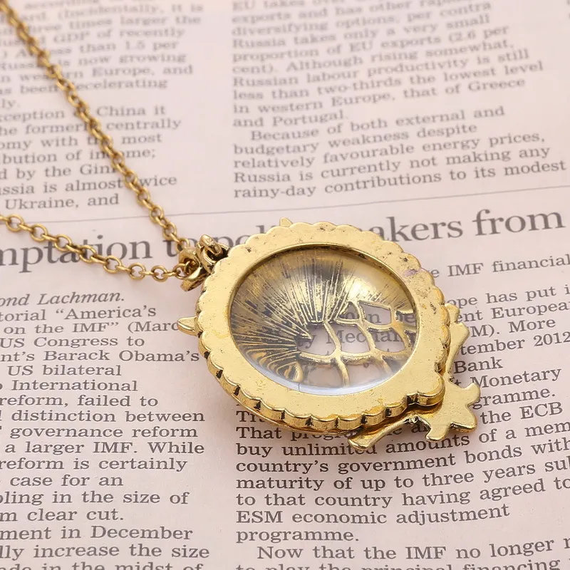 Reading Glasses Necklaces Women Men 5X Magnifying Glass Necklace