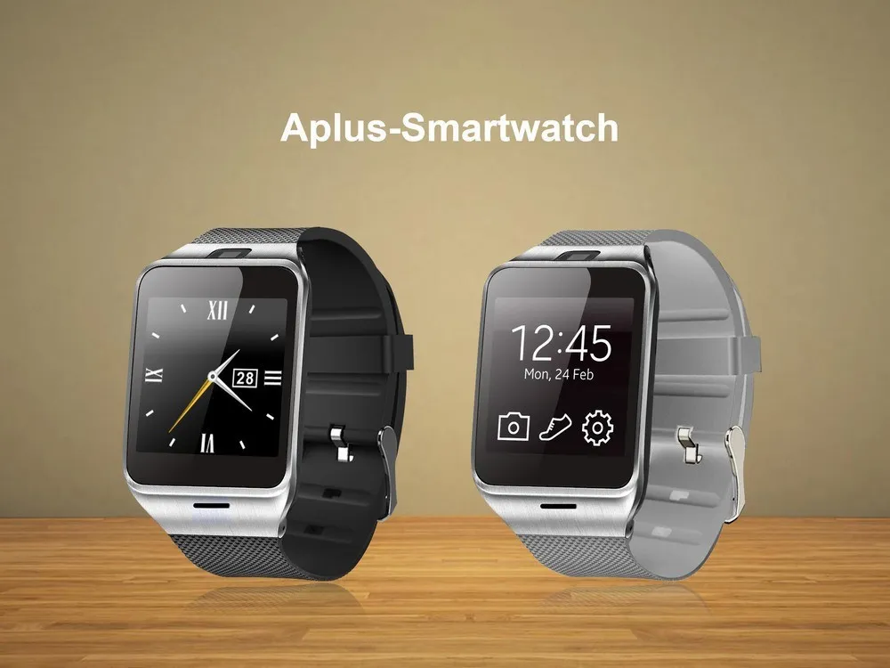 GEAR2 GV18 NFC Aplus Smart Watch Mit Touchscreen Kamera Bluetooth NFC SIM GSM Anruf U8 Daten synchronisieren Wasserdicht für Android Phone