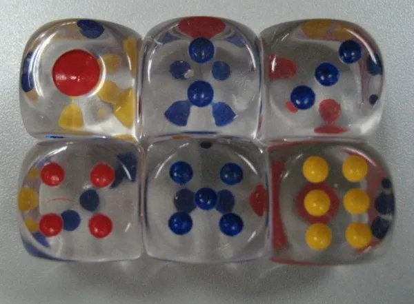 12 -миллиметровые мини -хрустальные кости 6 -боковые прозрачные кубики прозрачные бозоны детские настольные игры дети образовательная игрушка для вечеринки игра хорошая цена #N27