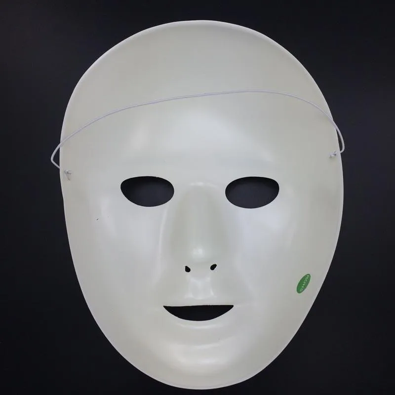 Czerwona łza Smutna maska ​​pełna twarz Biała maska ​​Halloween Party Maska Mardi Gras Dance PCV Maska Darmowa Wysyłka