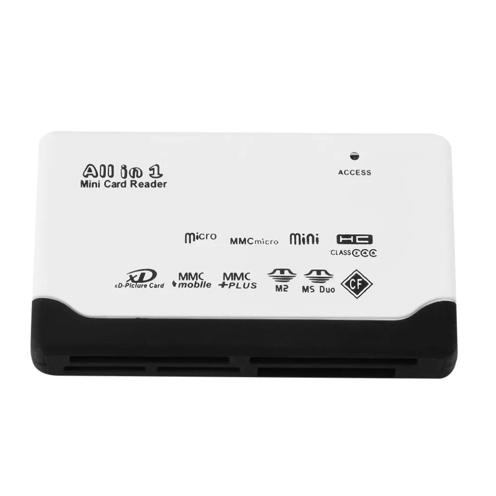 Universal All in 1 One Fast Read Speed ​​USB 2.0 Multi Memory Mini Card Reader Adapter CF MS T-Flash TF M2 XD MMC