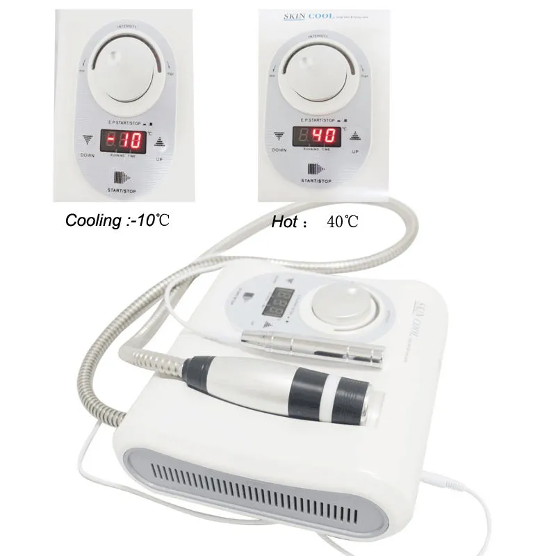 휴대용 2 in 1 Cryo Needle Free Electroporation Mesotherapy 콜드 망치 쿨 페이셜 안티 에이징 스킨 케어 뷰티 머신