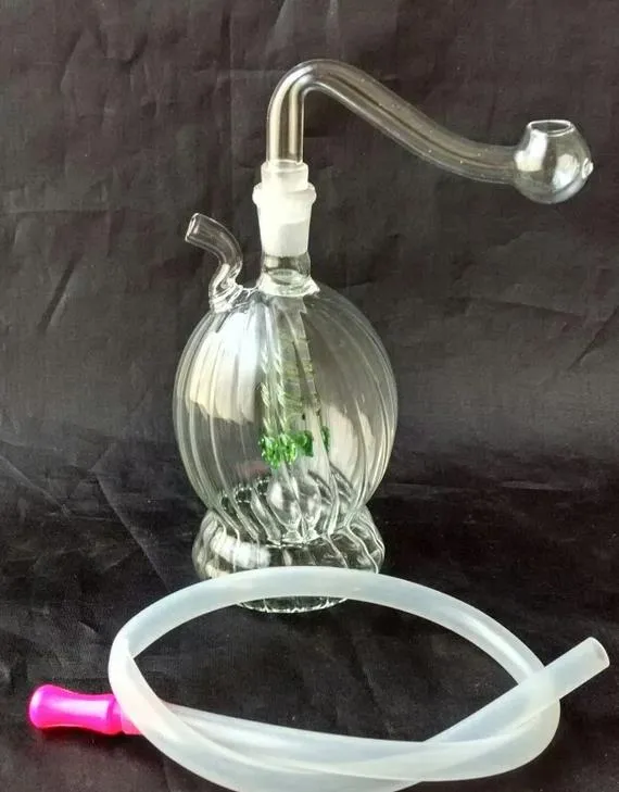 Vente en gros, livraison gratuite ----- 2016 nouveau narguilé polygonal en verre/bong en verre/tuyau en verre, accessoires cadeaux, couleur livraison aléatoire