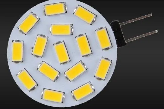 電球RV LEDライトG4 3000K 6000K 490LM 12/10/15 SMD 5630ウォームホワイトホーム電球