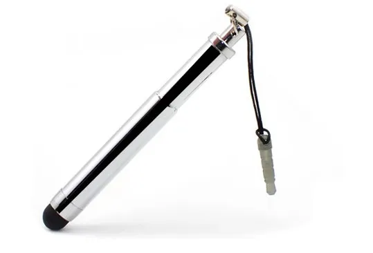 Groothandel 500 stks / partij intrekbare stylus pen touch pennen voor capacitieve scherm voor mobiele telefoon