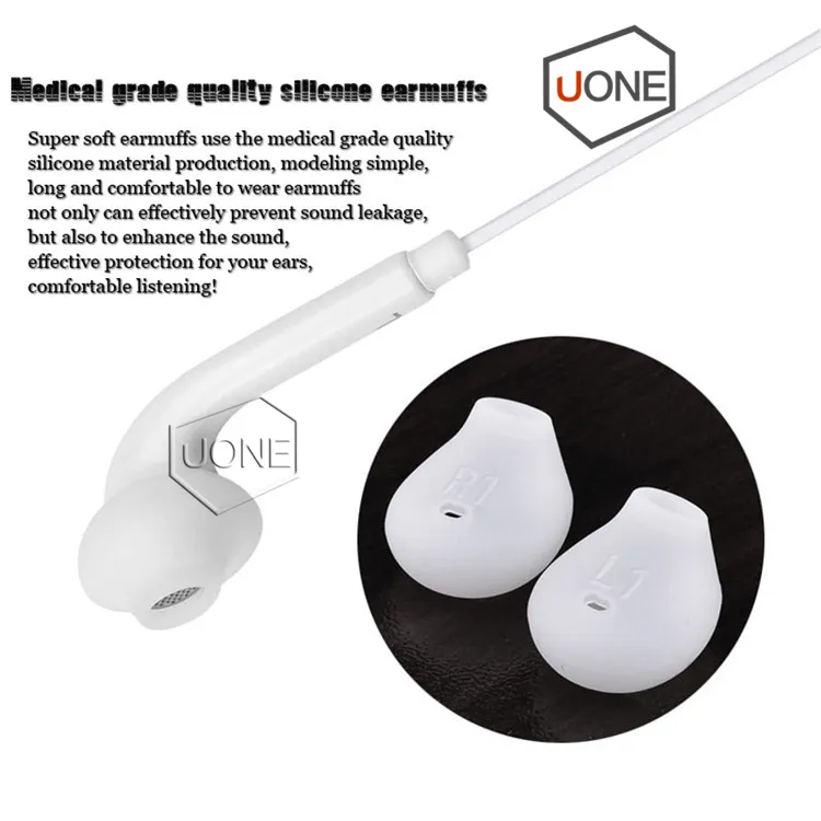 S6 S7 Earphone Earphones J5 Headphones Earbuds Headset for Jack In Ear wired With Mic Volume Control 35mm White Without RetailBox2114690