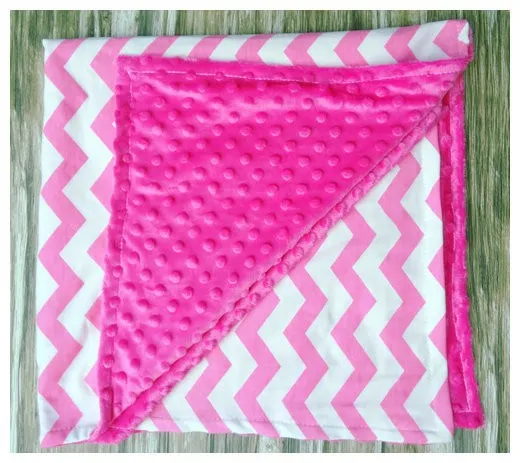 8 Couleurs Dot chevron Coton Swaddleme Bébé Minky Wrap Emmaillotage Couverture Nouveau-Né Infant Swaddle Serviette Célèbre Multifonctionnel