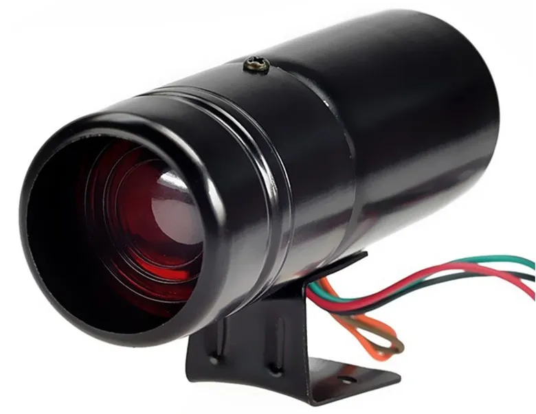 Black Case RED LED Lamp High Quality Tachometer RPM PROShift Light Red Adjustable Gauge Warning Shift Light Auto gauge5129707