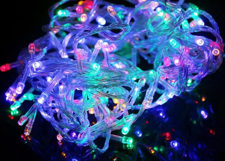 NOVITÀ 10m 100 lampadine a LED String Lights lampada Wedding Home Garden Bar di Natale Lampade Decorazione LED Strings festa di festa luci regalo