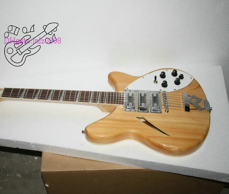 Custom Natural 370/12 Strings Gitaar Midnite 3 Pickups 325 Elektrische Gitaar Nieuwe Collectie Hoge Kwaliteit Gratis verzending