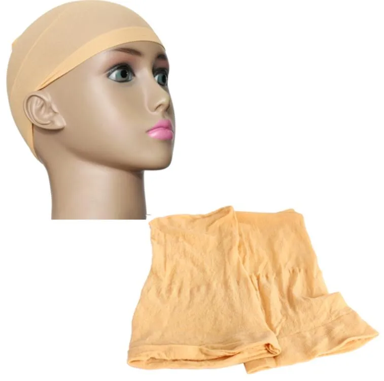 Unisex Elastic Wig Caps Glueless Włosy Netto Wig Liner Hairnet Snood Nylon Stretch Siatki Darmowa Wysyłka