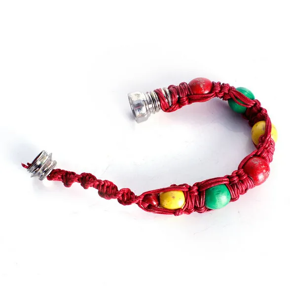 New Portable Metal Bracelet Smoke Smoking Pipe Jamaica Rasta Pipe Gift for both man and women c072