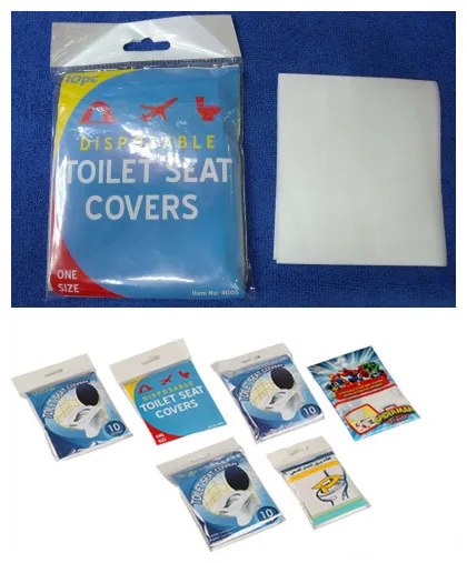 LE MOINS CHER !!! Tapis de couverture de siège de toilette jetable, papier écologique, tampon de papier toilette pour voyage/Camping, accessoires de salle de bain