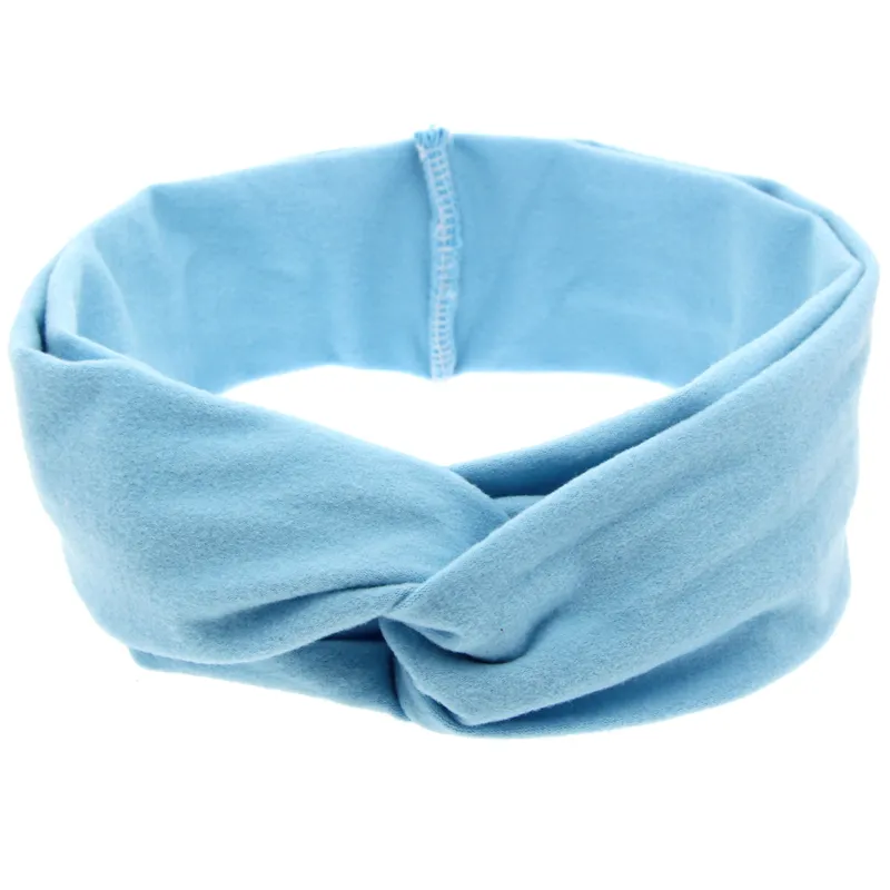 Fashion Bébé Girls Elastic Coton Soft Coton Bandeau Bandeau Enfant Croix Croix Croix Enfants Accessoires pour cheveux Enfants Bandeau de cheveux Headwear KHA218