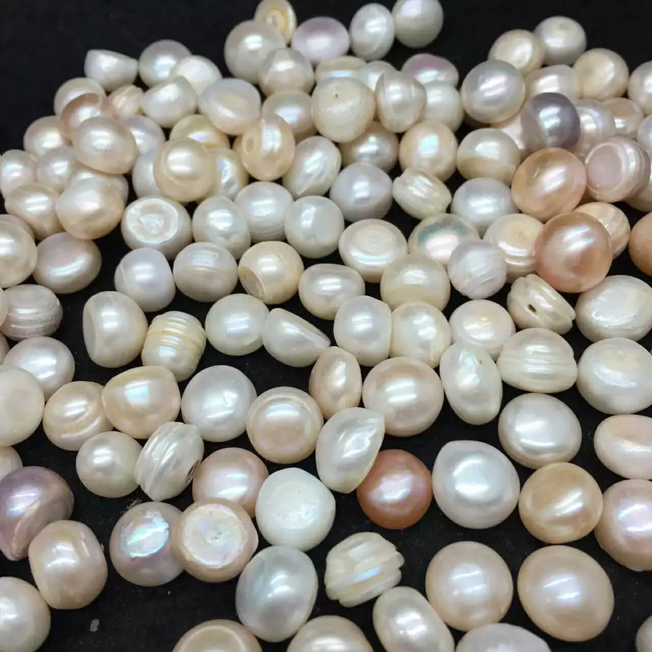 En påse 100 g naturlig vit pärlpärlor liten storlek 79 mm pärla för läkning gåva4299965