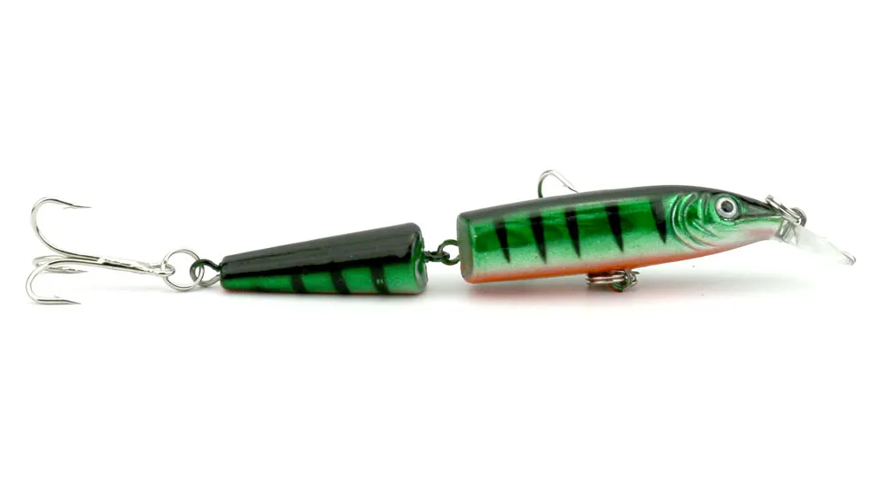 Hengjia Yeni Varış Minnow Lures Fishing Lures Eklemli Sert Yemler Balıkçılık Takımı JM002 10 5CM 9 6G 4HOOKS 247L2629719